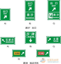 公路牌 反光公路标志牌 搪瓷公路指示牌
