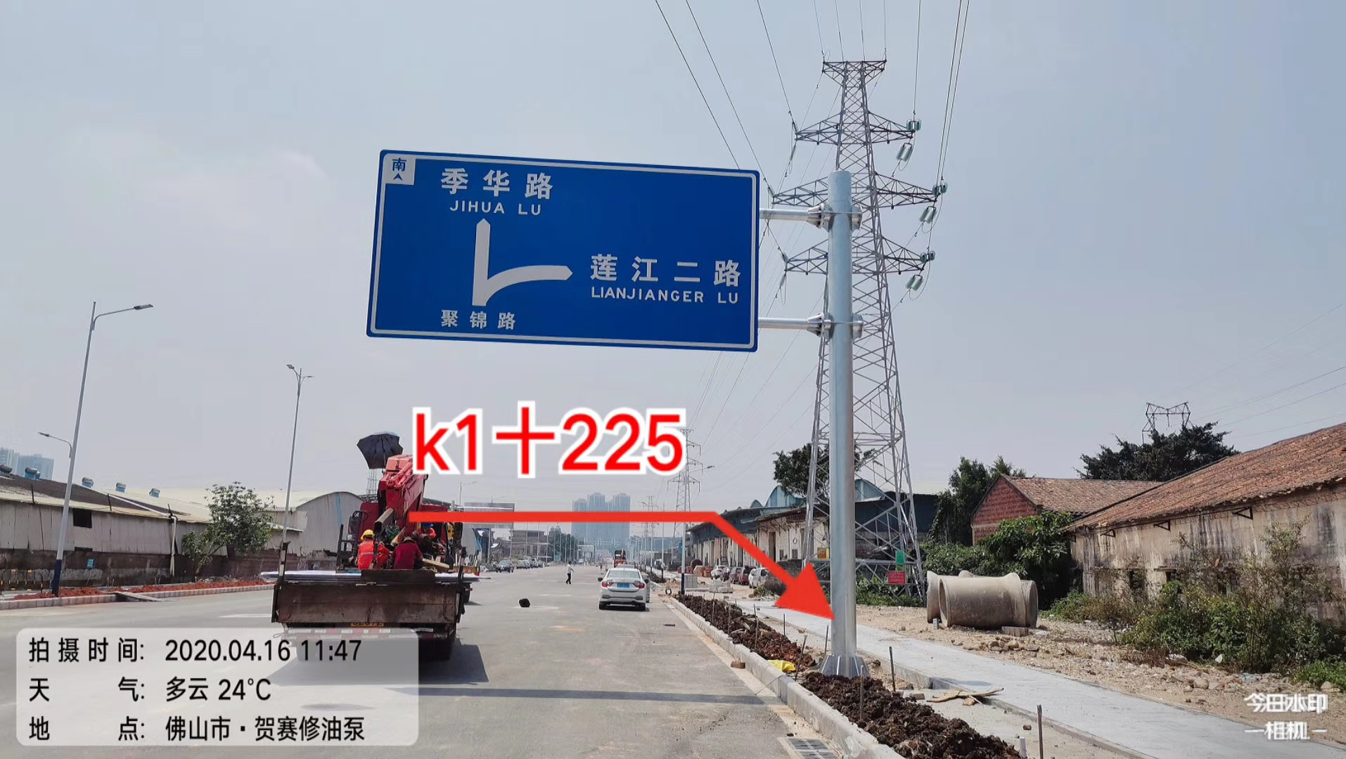 悬臂式道路指示牌制作公路指引标志牌杆尺寸